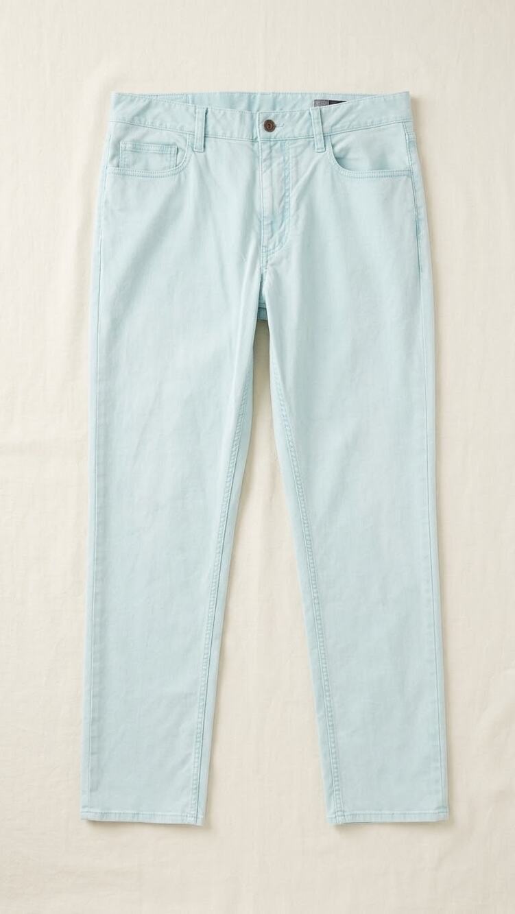 Vineyard Vines Men's Canvas Pants 34x32 Straight Leg Chino Light Blue